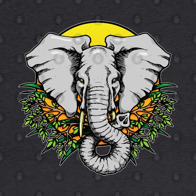 Elephant by Laughin' Bones